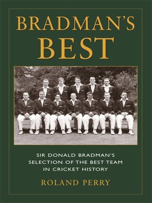 cover image of Bradman's Best
